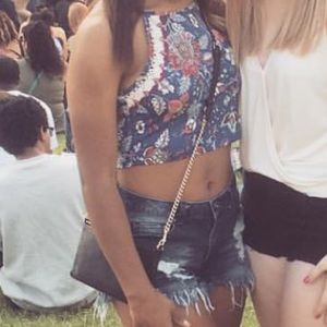 Halter neck crop top